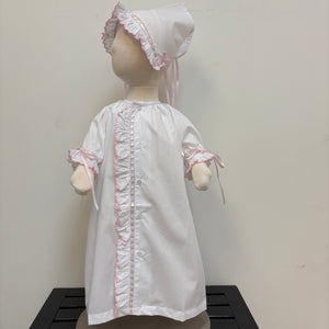 FINN WHITE DAYGOWN - NB