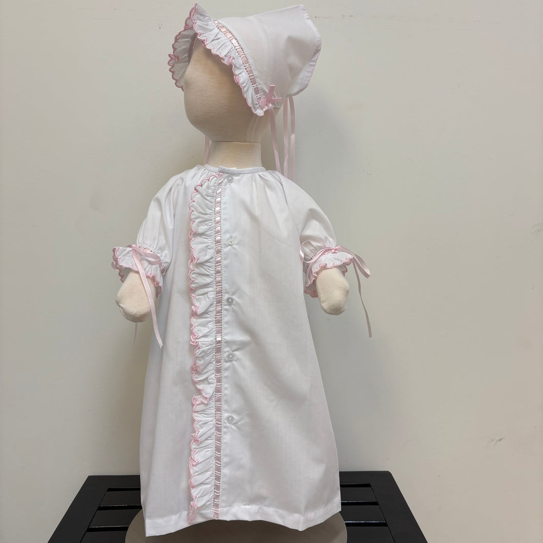 FINN WHITE DAYGOWN - NB