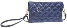 Load image into Gallery viewer, RILEY HIGH GLOSS QUILTED CROSSBODY
