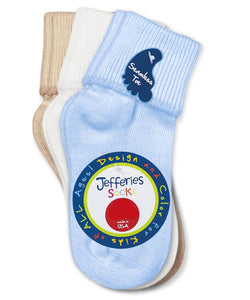 SMOOTH TOE TURN CUFF SOCKS - COLOR