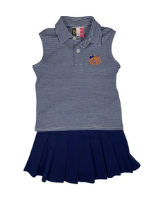 ORANGE TIGER SKORT SET