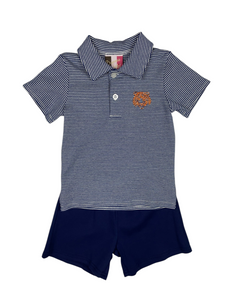 ORANGE TIGER SHORT SET