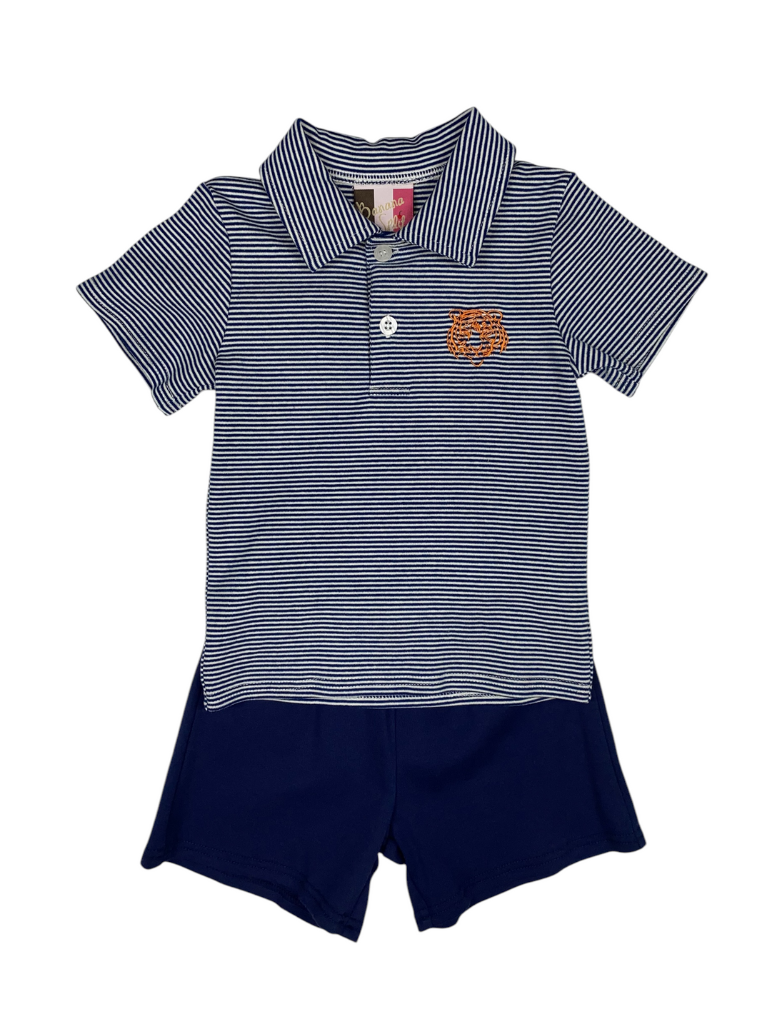ORANGE TIGER SHORT SET