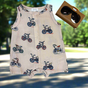 BIKES SLEEVELESS SHORTIE ROMPER