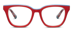 PEEPERS READERS TRAPEZE - RED