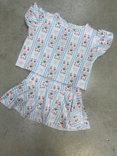 Load image into Gallery viewer, FLORAL BOW PUFF SLEEVE TOP
