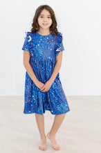 Load image into Gallery viewer, SPARK-TACULAR RUFFLE TWIRL DRESS
