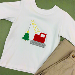 CHRISTMAS CONSTRUCTION  T-SHIRT