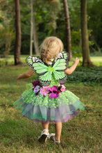 Load image into Gallery viewer, FAIRY BLOOMS DELUXE DRESS - GREEN
