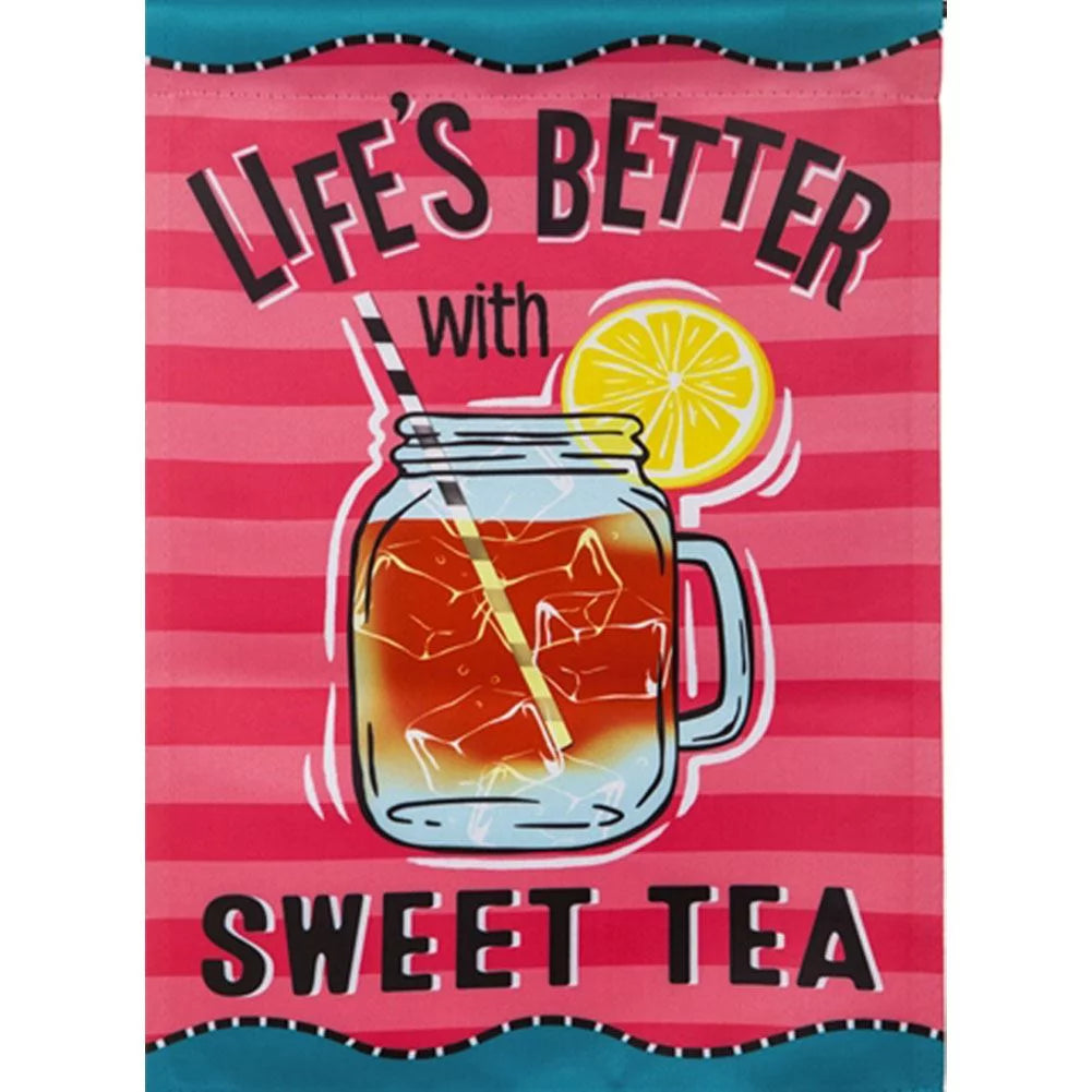 SWEET TEA GARDEN FLAG