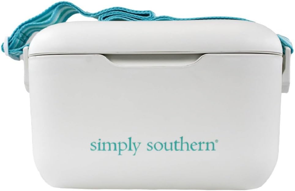 SIMPLY SOUTHERN RETRO 21 QT. COOLER - WHITE