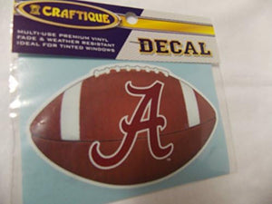 ALABAMA SCRIP A FOOTBALL 6" DECAL