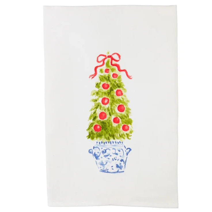 CHRISTMAS TOPIARY TOWEL