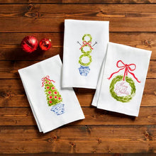 Load image into Gallery viewer, CHRISTMAS TOPIARY TOWEL
