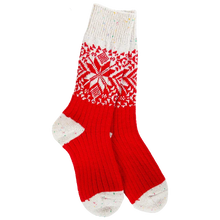 Load image into Gallery viewer, WORLD SOFTEST SOCKS - RED CONFETTI
