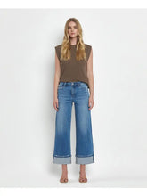 Load image into Gallery viewer, FLYING MONKEY MOORLAND CUFF WIDE LEG JEANS
