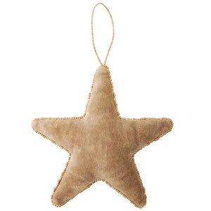 NEUTRAL VELVET ORNAMENT