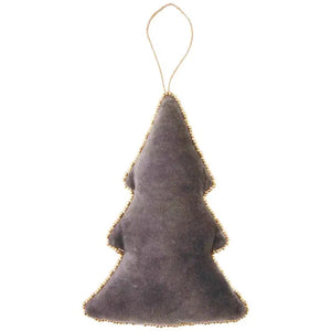 NEUTRAL VELVET ORNAMENT