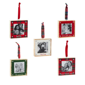 WOOD & ACRYLIC ORNAMENT FRAMES