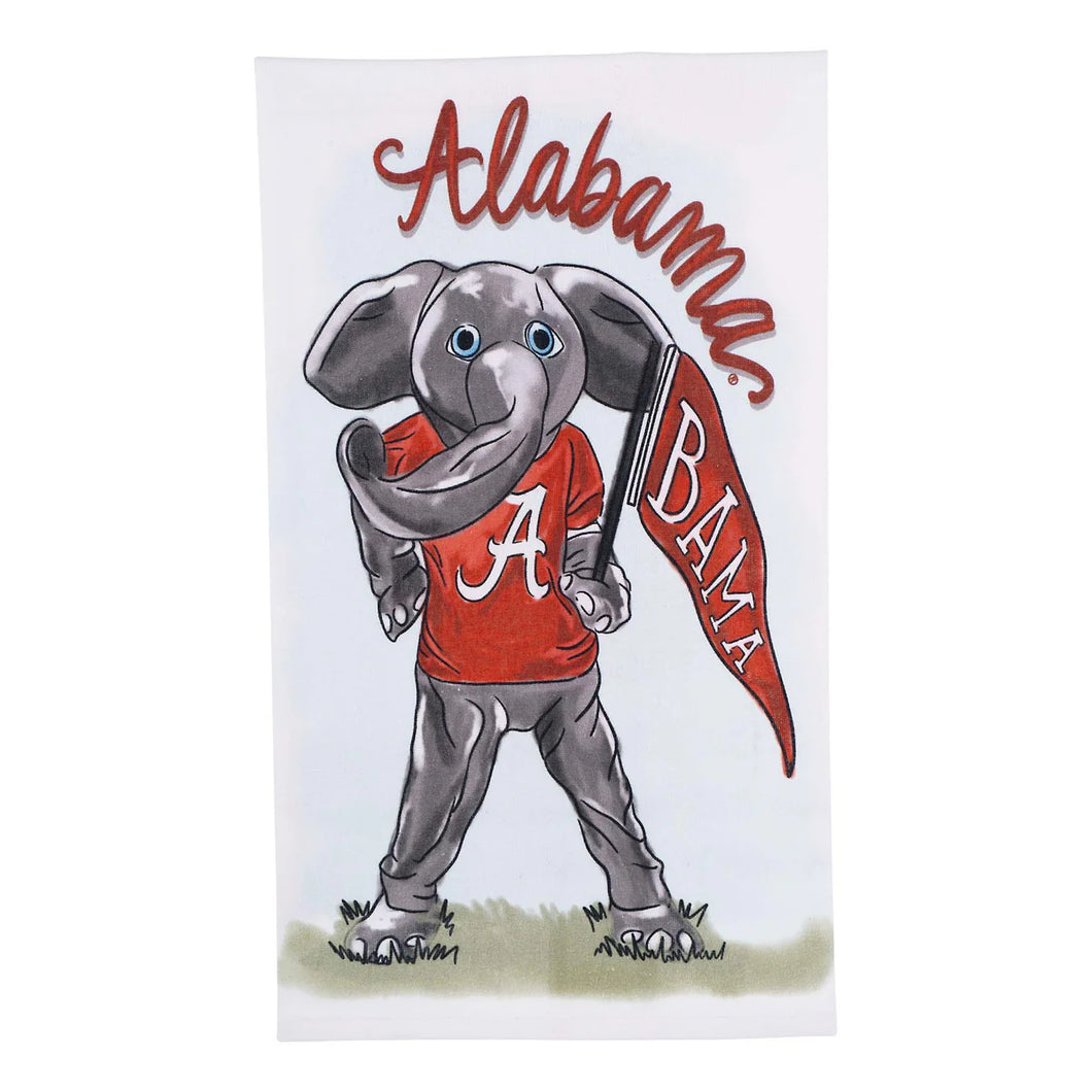 UNIVERSITY ALABAMA MASCOT TEA TOWEL