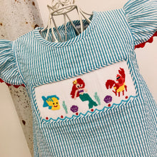 Load image into Gallery viewer, UNDER THE SEA SMOCKED DRESS
