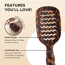 Load image into Gallery viewer, VENTED HAIR BRUSH  |  TORTOISE
