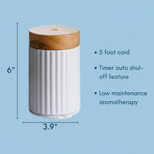 Load image into Gallery viewer, ULTRASONIC ESSENTIAL OIL DIFFUSER WOOD &amp; CERAMIC

