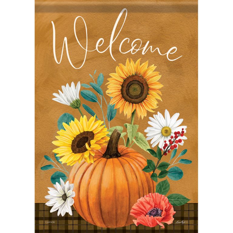 BEAUTIFUL FALL GARDEN FLAG