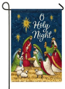 NATIVITY GARDEN FLAG