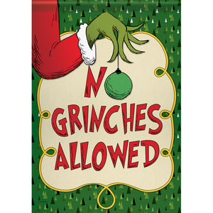 NO GRINGHES ALLOWED HOUSE FLAG