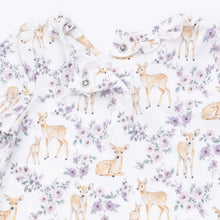 Load image into Gallery viewer, FLORAL DEER KIMONO GOWN &amp; HEADBAND
