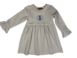 TRISTYN THE TURKEY APPLIQUE DRESS