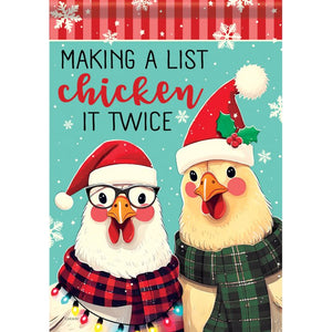 MAKING A LIST - GARDEN FLAG