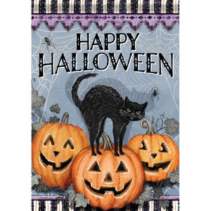 BLACK CAT MAGIC - LARGE HOUSE FLAG