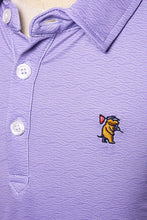 Load image into Gallery viewer, YOUTH CADDIE WAVE POLO PURPLE
