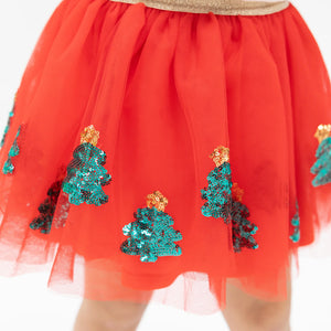 CHRISTMAS TREE TUTU SKIRT