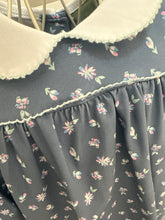Load image into Gallery viewer, DUSTY BLUE FLORAL DRESS
