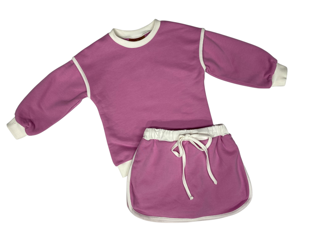 JOSIE PINK SKORT SET