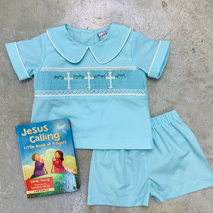 FAITH SMOCKED SHORT SET