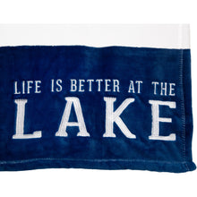 Load image into Gallery viewer, LAKE 50&quot; X 60&quot; PLUSH BLANKET
