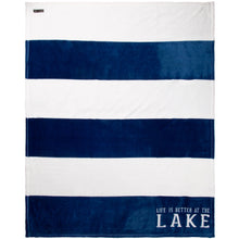 Load image into Gallery viewer, LAKE 50&quot; X 60&quot; PLUSH BLANKET
