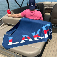 Load image into Gallery viewer, LAKE BEACH TOWEL

