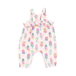 POPSICLES RUFFLE WAIST ROMPER