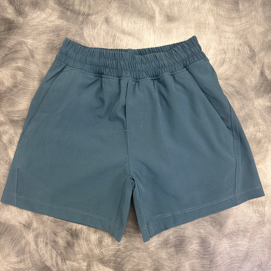 PROPERLY TIED COURT SHORT - SLATE BLUE