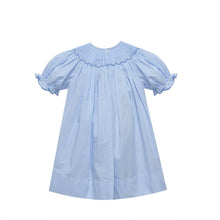 Load image into Gallery viewer, BLUE GEORGETTE BISHOP DRESS - LITTLE MISS BOWS
