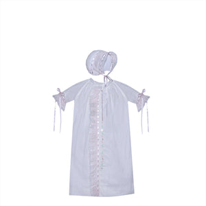 FINN PINK  DAYGOWN - NB