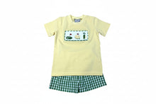 Load image into Gallery viewer, SMOCKED GOLF BOYS SHORT SET
