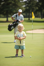 Load image into Gallery viewer, SMOCKED GOLF BOYS SHORT SET
