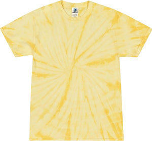 TIE-DYE TEE - DANDELION YELLOW SPIDER