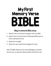 Load image into Gallery viewer, MY FIRST MEMORY VERSE BIBLE
